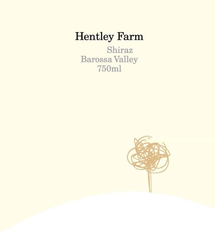 Hentley Farm Shiraz 2014 Front Label