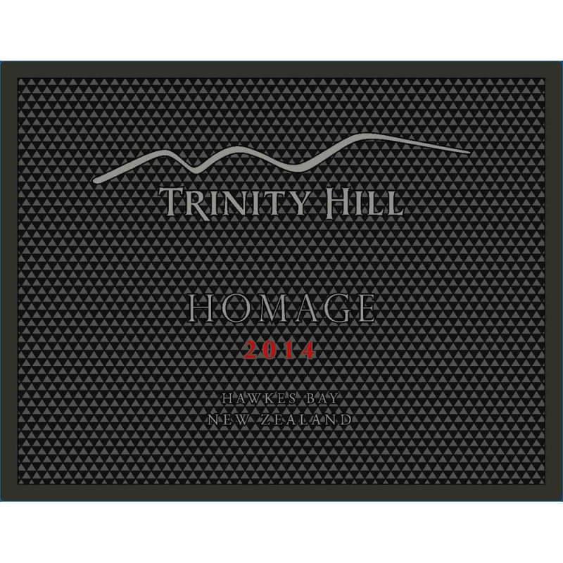 Trinity Hill Homage Syrah 2014 Front Label