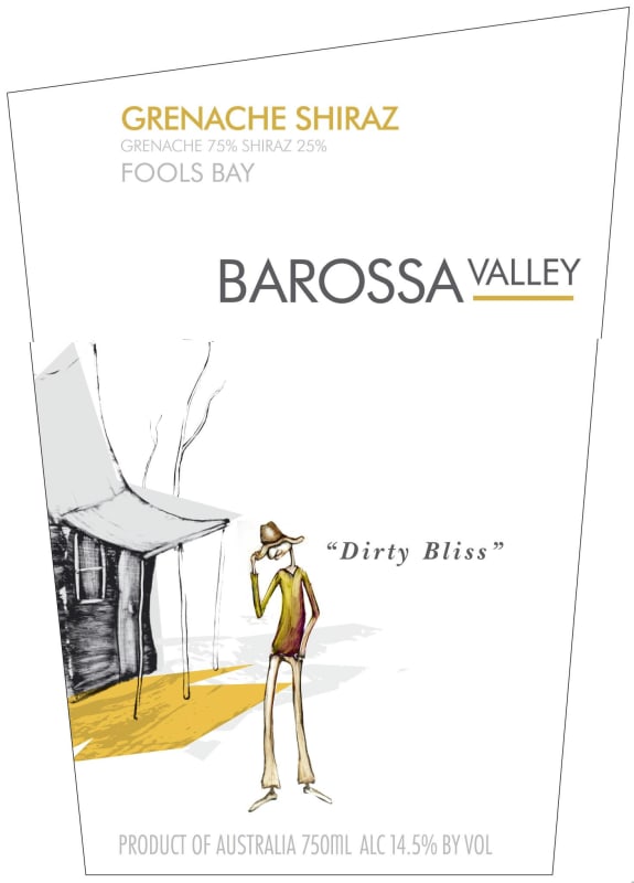 Hentley Farm Fools Bay Dirty Bliss Grenache Shiraz 2007 Front Label