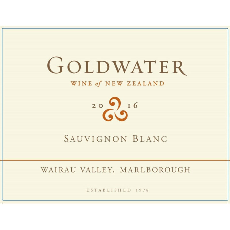 Goldwater Sauvignon Blanc 2016 Front Label