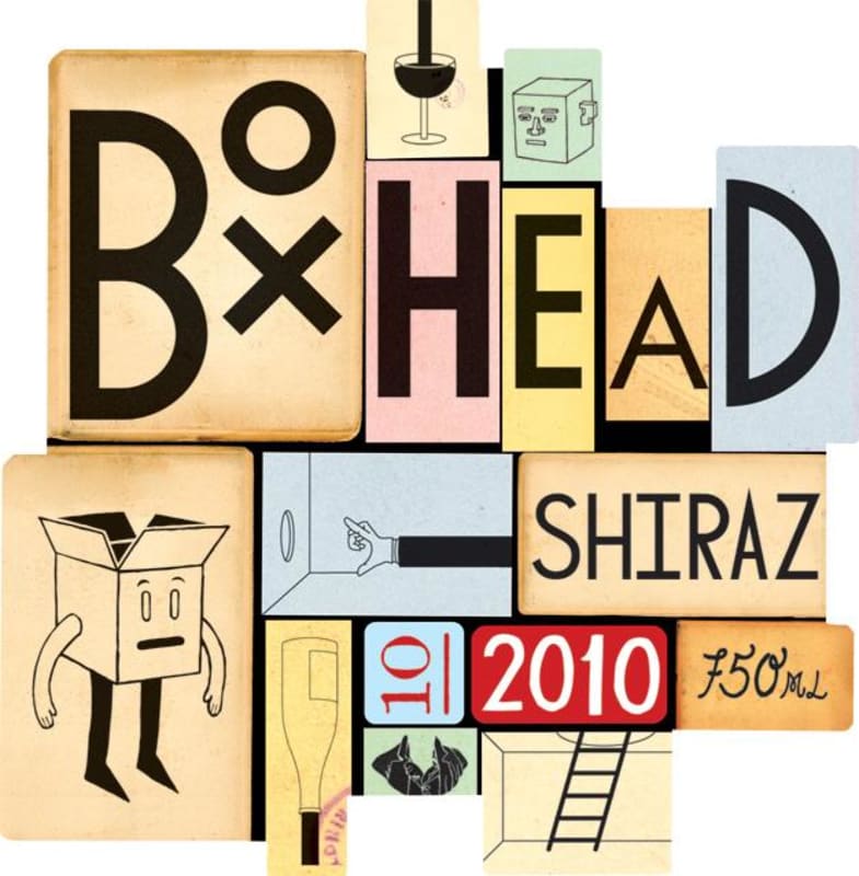 Hentley Farm Boxhead Shiraz 2010 Front Label