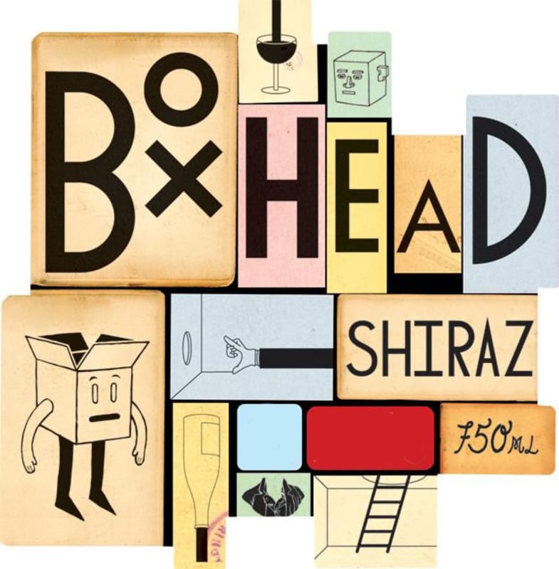 Hentley Farm Boxhead Shiraz 2011 Front Label