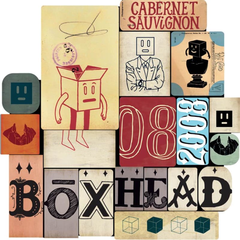 Hentley Farm Boxhead Cabernet Sauvignon 2008 Front Label