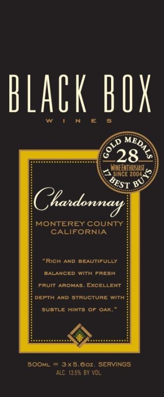 Black Box Wines Chardonnay 2013 Front Label