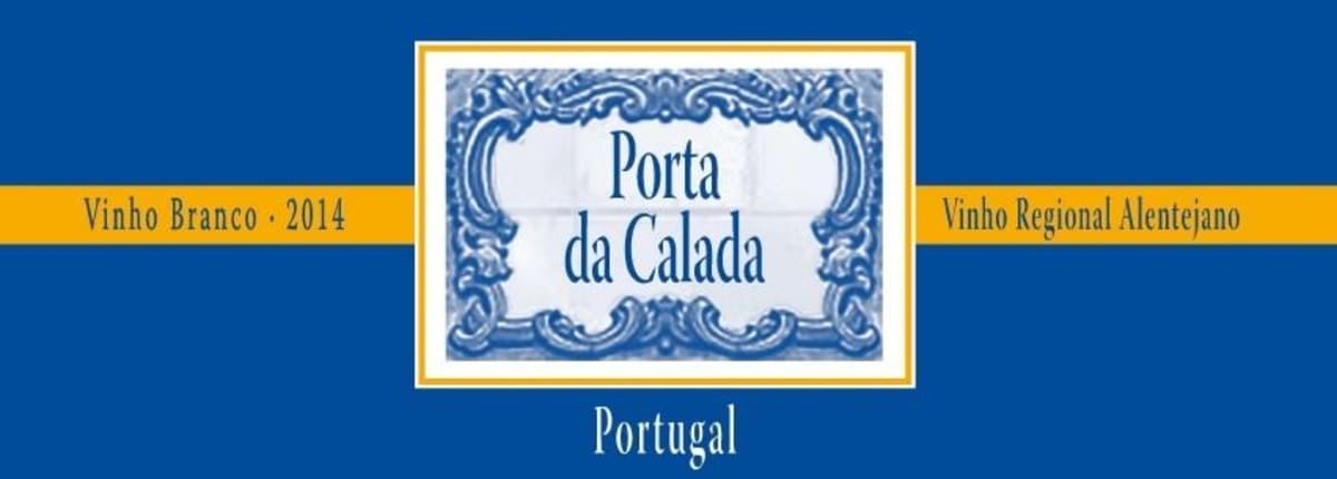 Herdade da Calada Porta da Calada Branco 2014 Front Label