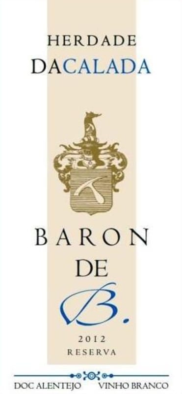 Herdade da Calada Baron de B Reserva Tinto 2012 Front Label