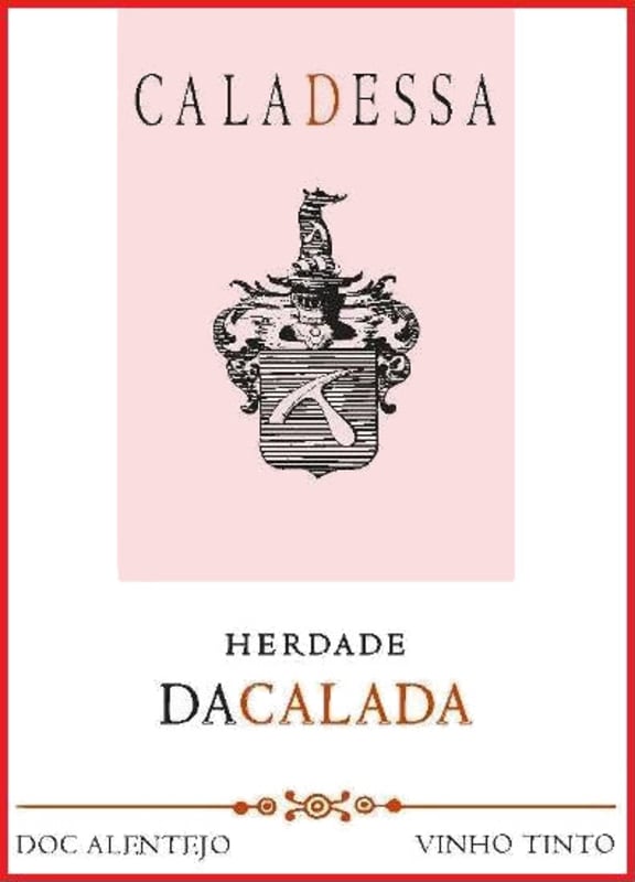 Herdade da Calada Caladessa Escolha 2013 Front Label