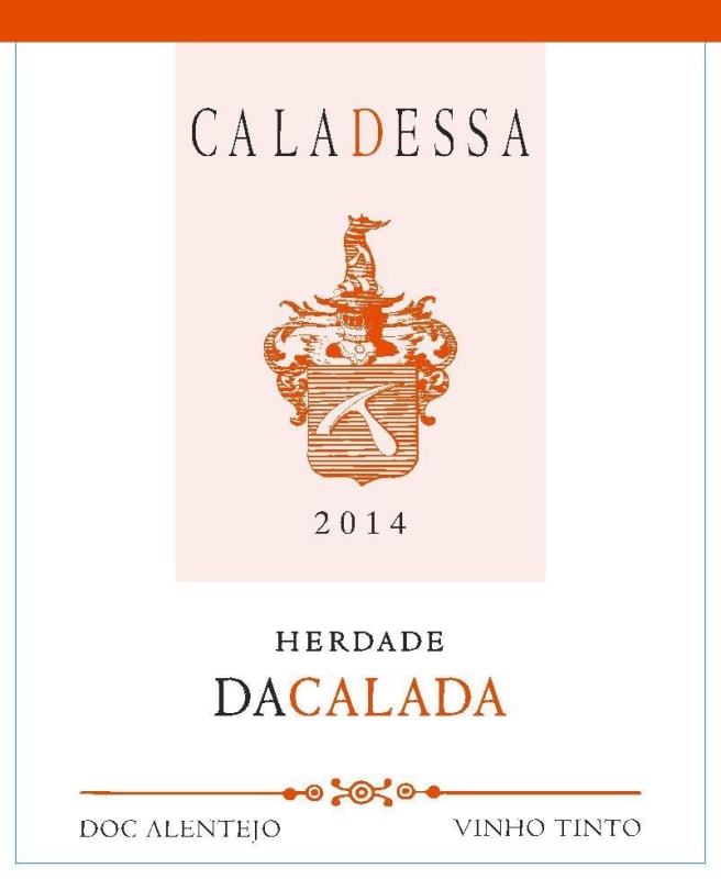 Herdade da Calada Caladessa Escolha 2014 Front Label