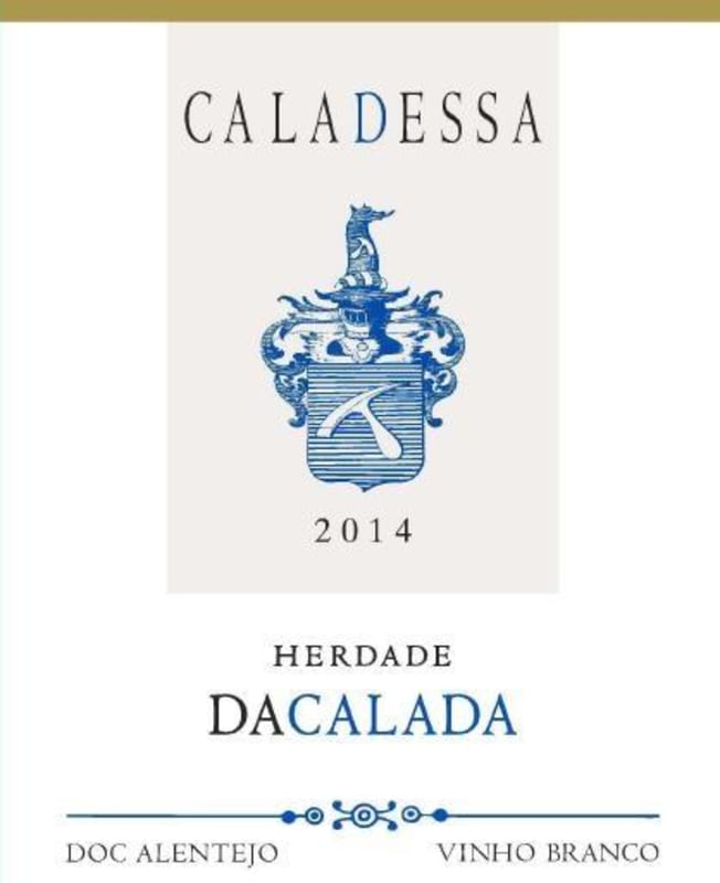 Herdade da Calada Caladessa Branco 2014 Front Label