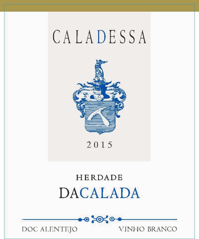 Herdade da Calada Caladessa Branco 2015 Front Label
