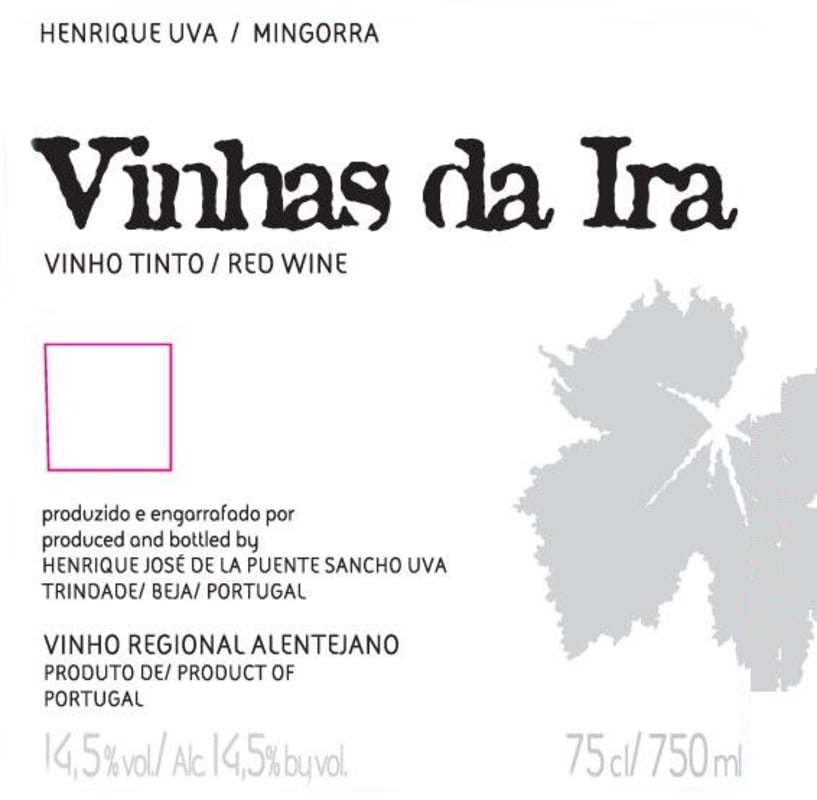 Herdade da Mingorra Vinha da Ira 2009 Front Label