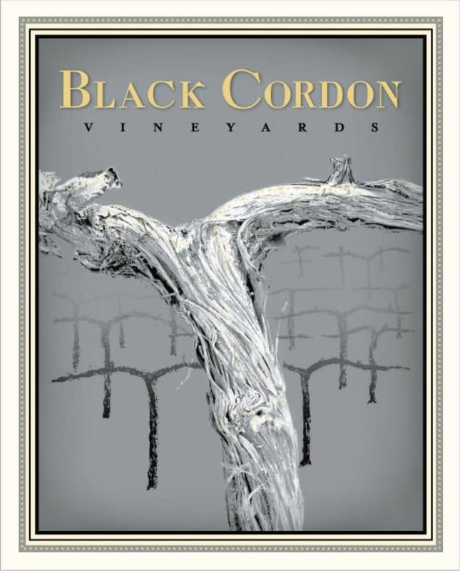 Black Cordon Vineyards Cabernet Sauvignon 2012 Front Label