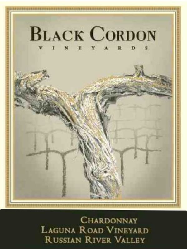 Black Cordon Vineyards Laguna Road Chardonnay 2013 Front Label