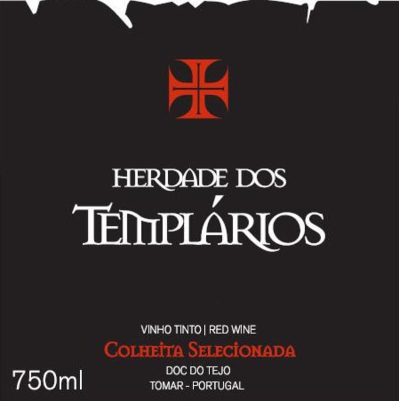 Herdare Dos Templarios Vinho Regional Tejo 2013 Front Label