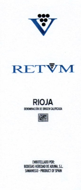 Heredad de Aduna Retum Joven 2011 Front Label