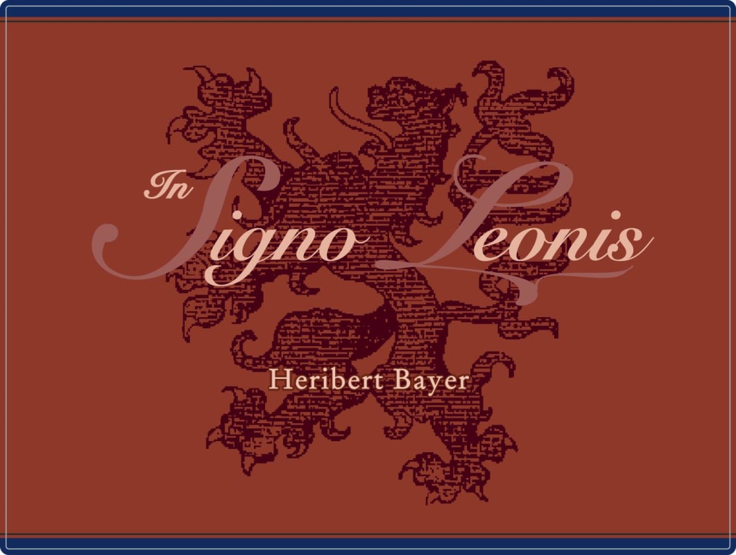 Heribert Bayer Kellerei In Signo Leonis Gmbh Neckenmarkt In Signo Leonis 2011 Front Label