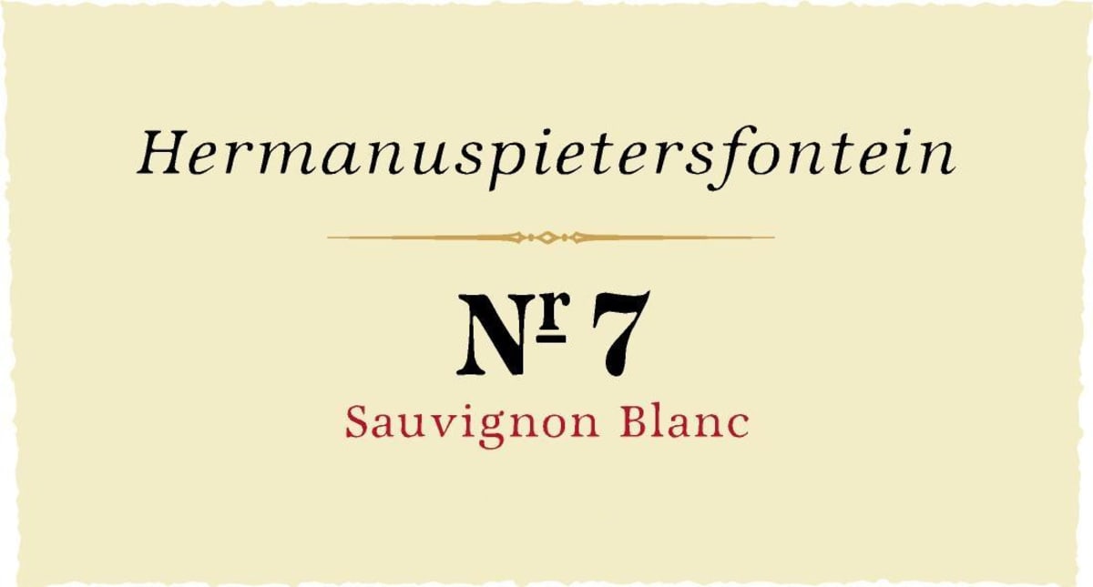 Hermanuspietersfontein Winery 1855 Nr.7 Sauvignon Blanc 2013 Front Label