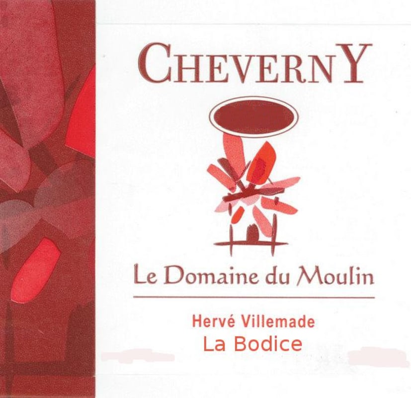 Herve Villemade Domaine du Moulin Cheverny La Bodice 2014 Front Label
