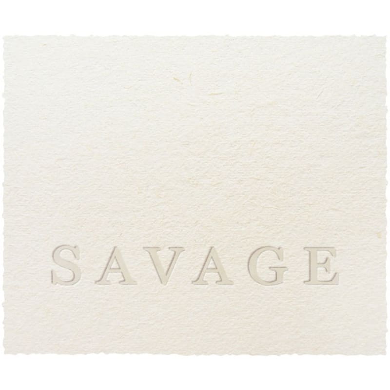 Savage White Blend 2015 Front Label