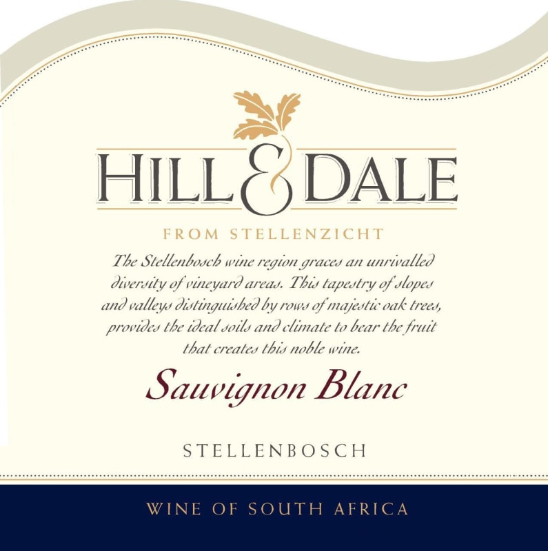 Hill & Dale Wines Sauvignon Blanc 2009 Front Label