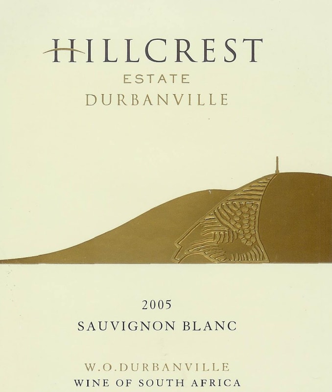 Hillcrest Estate Sauvignon Blanc 2005 Front Label