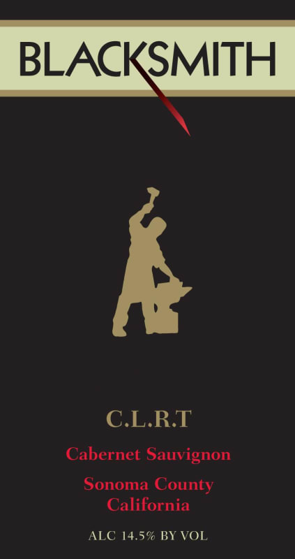 Blacksmith Cellars C.L.R.T. Cabernet Sauvignon 2013 Front Label