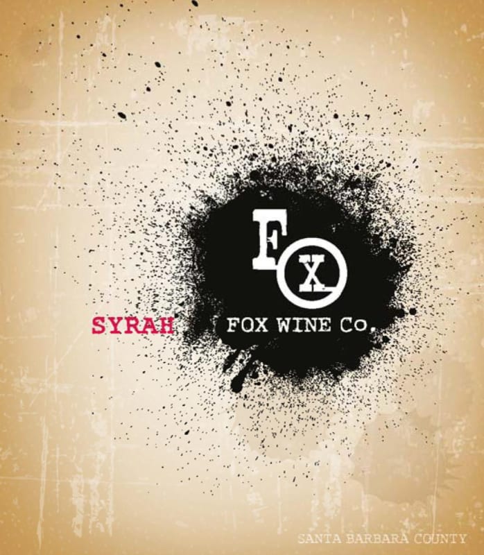 Blair Fox Cellars Syrah 2011 Front Label