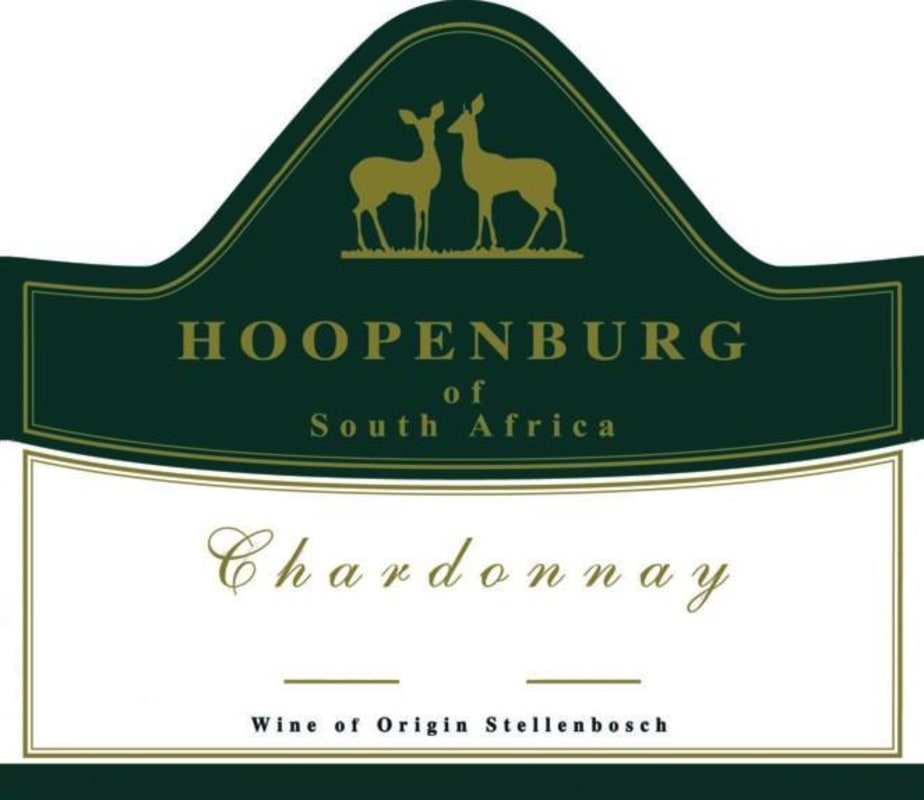 Hoopenburg Wines Coastal Region Chardonnay 2016 Front Label