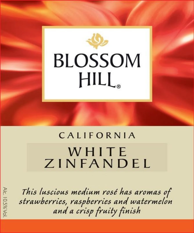 Blossom Hill White Zinfandel 2011 Front Label