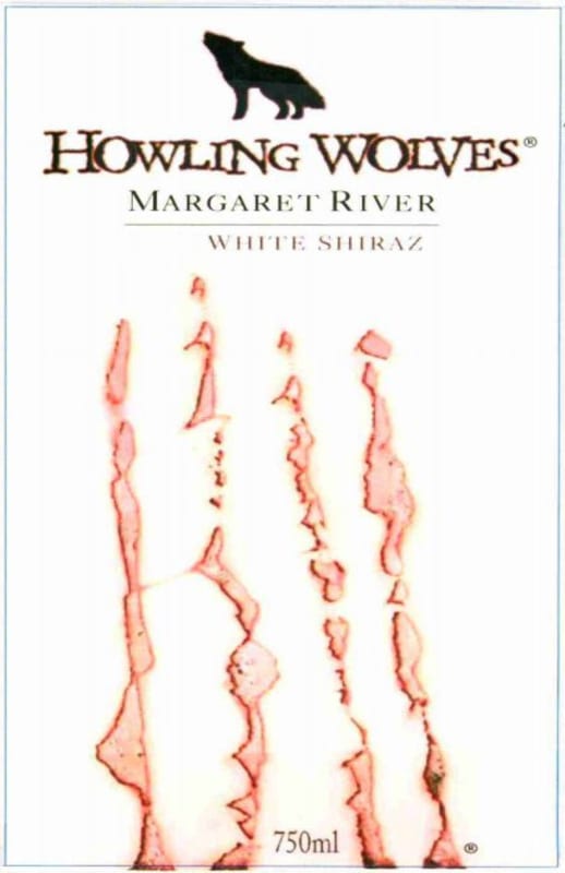 Howling Wolves Wines White Shiraz 2016 Front Label