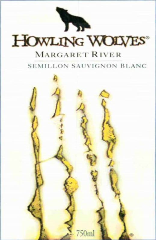 Howling Wolves Wines Semillon Sauvignon Blanc 2016 Front Label