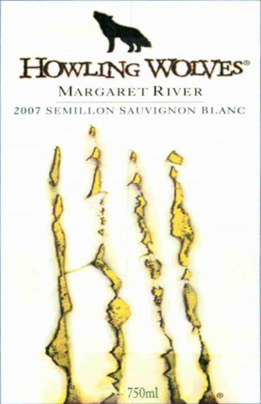 Howling Wolves Wines Semillon Sauvignon Blanc 2007 Front Label