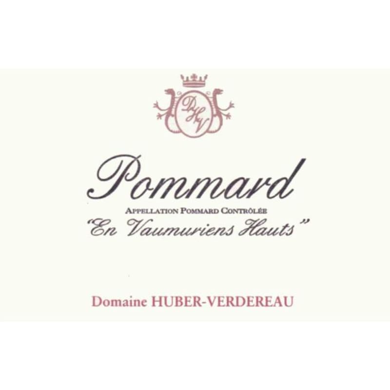 Huber-Verdereau Pommard En Vaumuriens Hauts 2011 Front Label