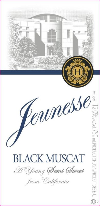 Baron Herzog Jeunesse Black Muscat 2016 Front Label