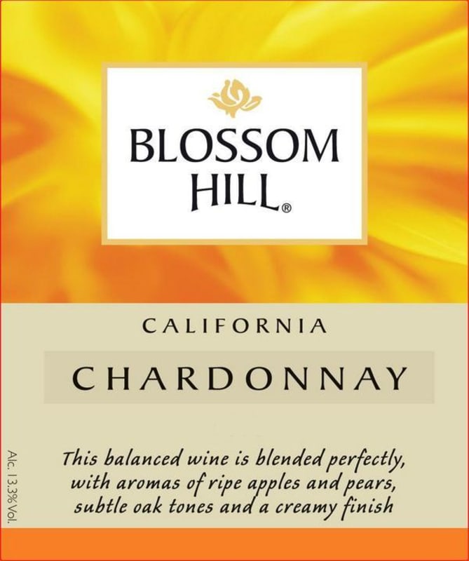 Blossom Hill Chardonnay 2011 Front Label