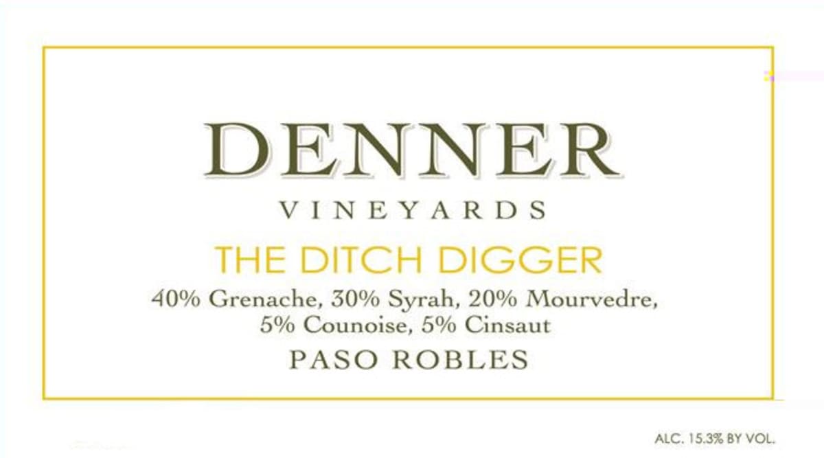 Denner The Ditch Digger 2010 Front Label