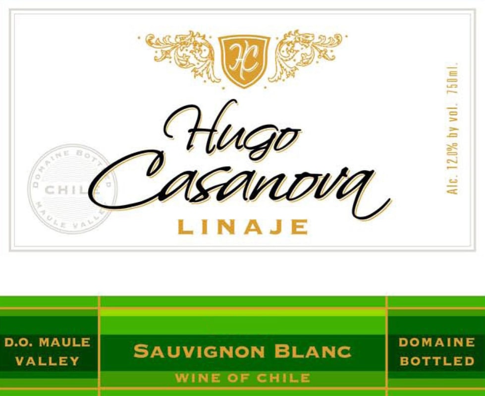 Hugo Casanova Linaje Sauvignon Blanc 2014 Front Label