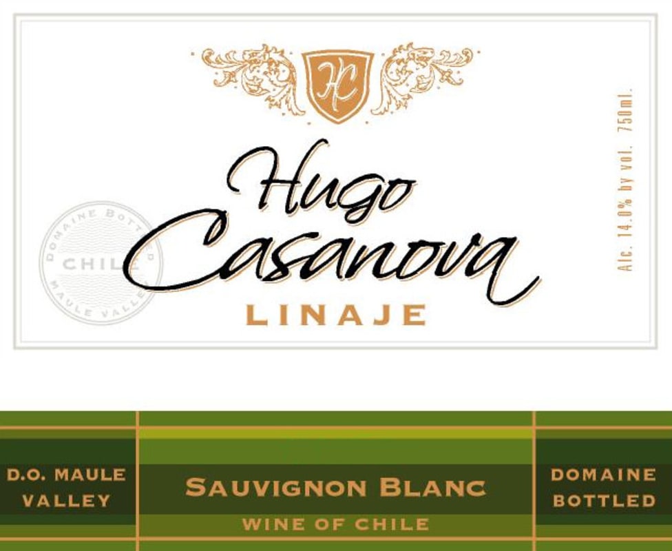 Hugo Casanova Linaje Sauvignon Blanc 2012 Front Label