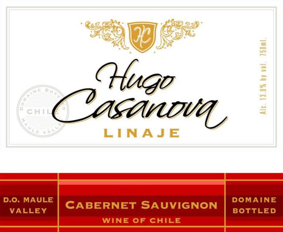 Hugo Casanova Linaje Cabernet Sauvignon 2013 Front Label