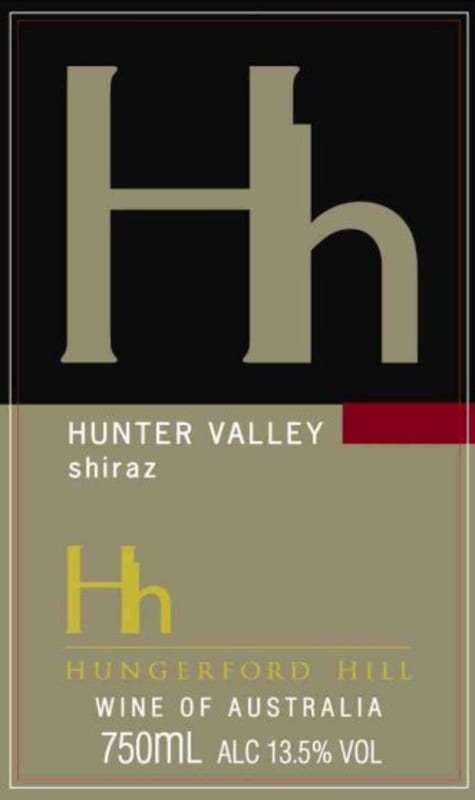 Hungerford Hill Shiraz 2010 Front Label