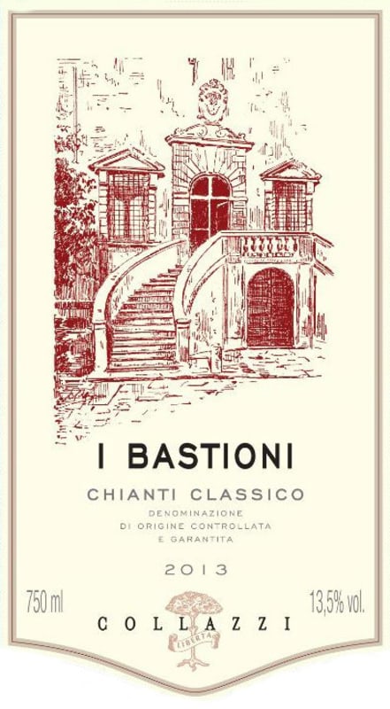 I Collazzi Chianti Classico I Bastioni 2013 Front Label