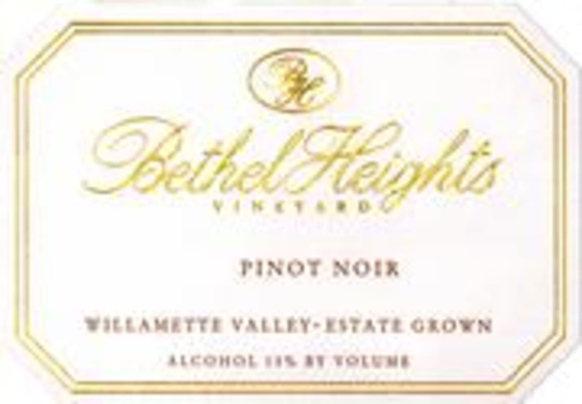 Bethel Heights Estate Pinot Noir 1997 Front Label