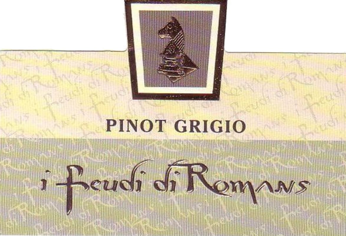 I Feudi di Romans Lorenzon Friuli Isonzo I Feudi di Romans Pinot Grigio 2008 Front Label