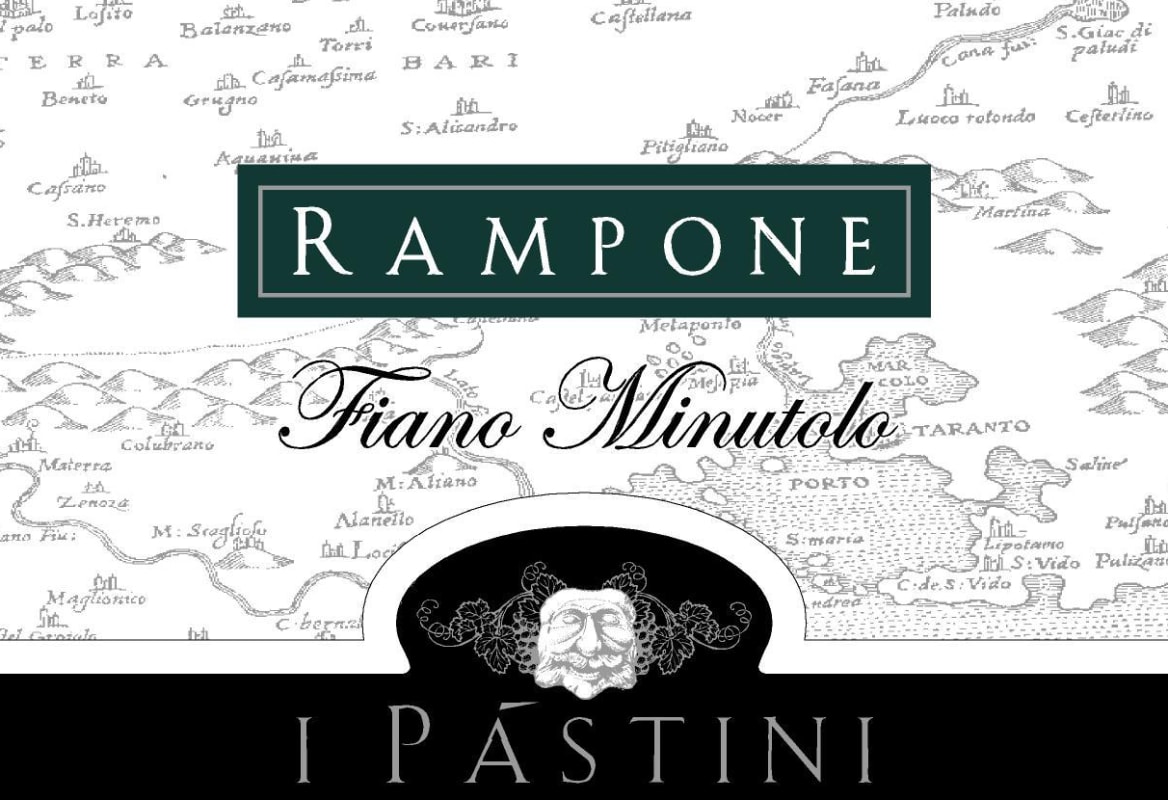 I Pastini Rampone Minutolo Valle d'Itria Fiano 2015 Front Label