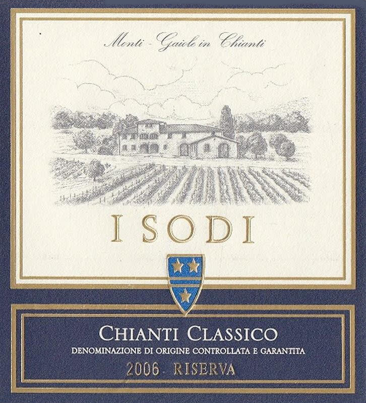 I Sodi Chianti Classico Riserva 2006 Front Label