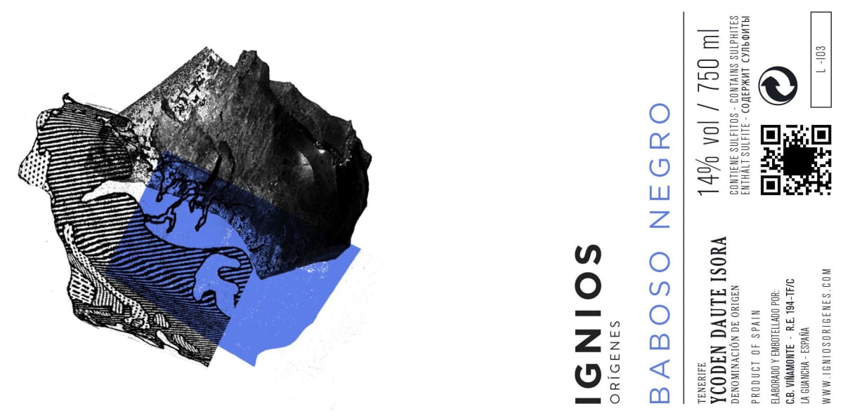 Ignios Origenes Baboso Negro 2011 Front Label