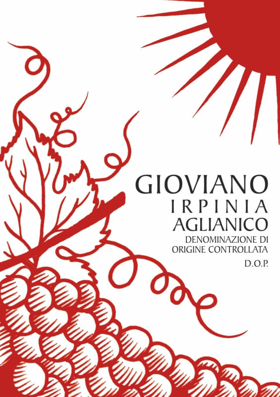 Il Cancelliere Azienda Vitivinicola Campania Gioviano Aglianico 2010 Front Label