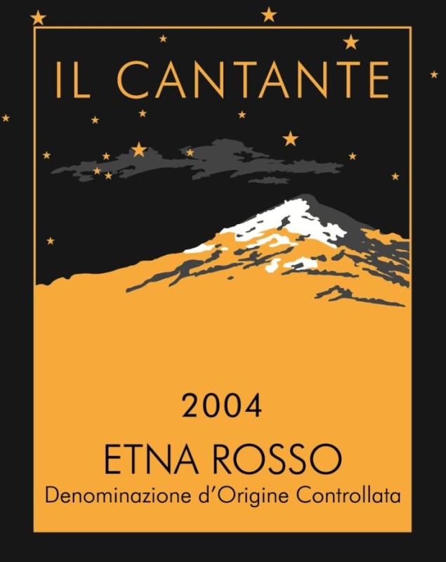Il Cantante Etna Rosso 2004 Front Label