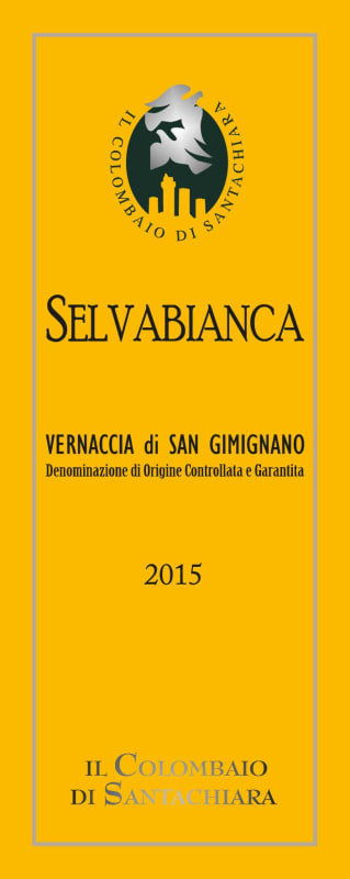 Il Colombaio di Santa Chiara Vernaccia di San Gimignano Selvabianca 2015 Front Label