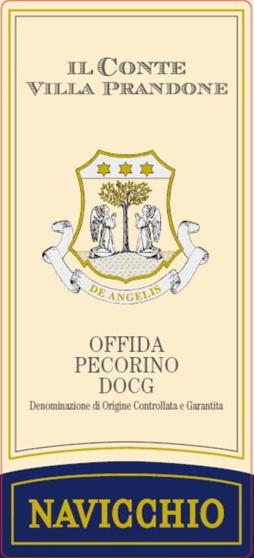 Il Conte Villa Prandone Navicchio Pecorino 2014 Front Label